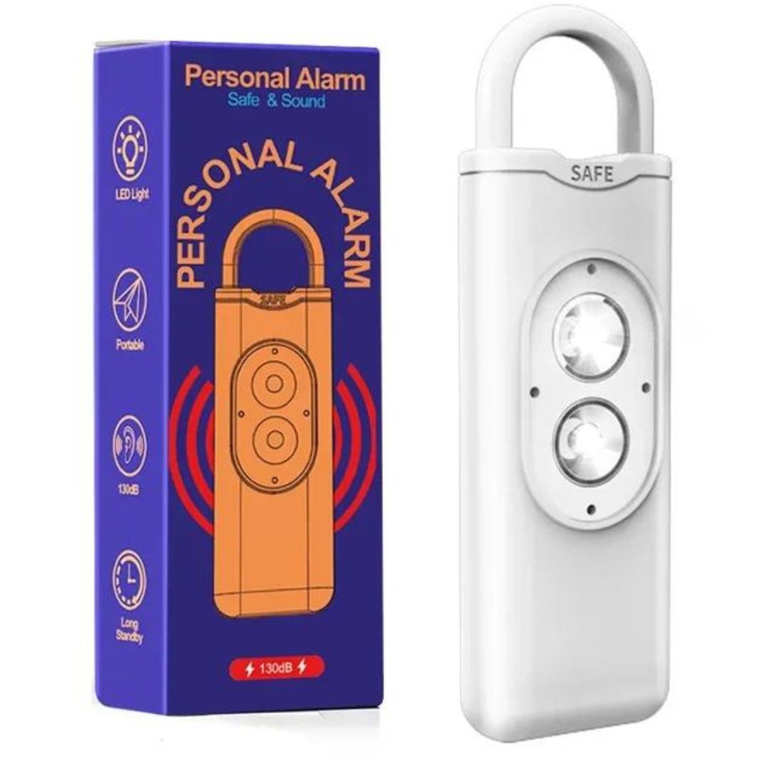 🛡️ Mini Alarma Personal de Seguridad – Protección Portátil Siempre Contigo 🔊🔐