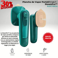 🧳 Plancha de Vapor Portátil 2 en 1 - SteamPro™ 🔥👔