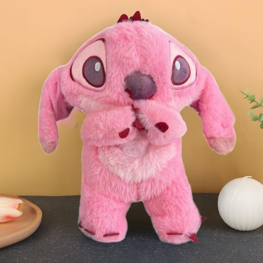 StitchDream™ – Peluche Relajante con Respiración y Luz ✨💙