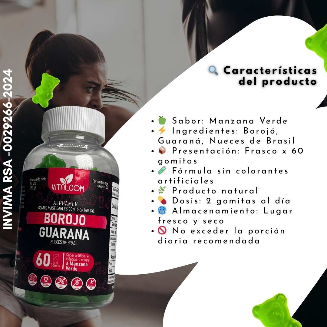 ALPHAMEN™ Energy Gummies x 60 – Energía y enfoque al instante ⚡