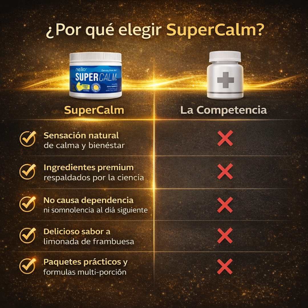 SuperCalm™ Limonada – Calma, Sueño y Enfoque Natural