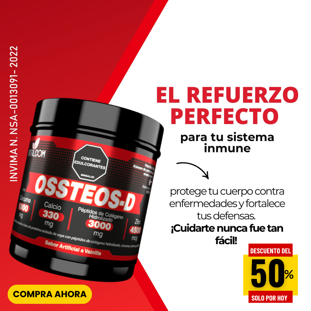 Osteos-D™ Alimento en Polvo – Refuerzo Óseo y Articular 🦴