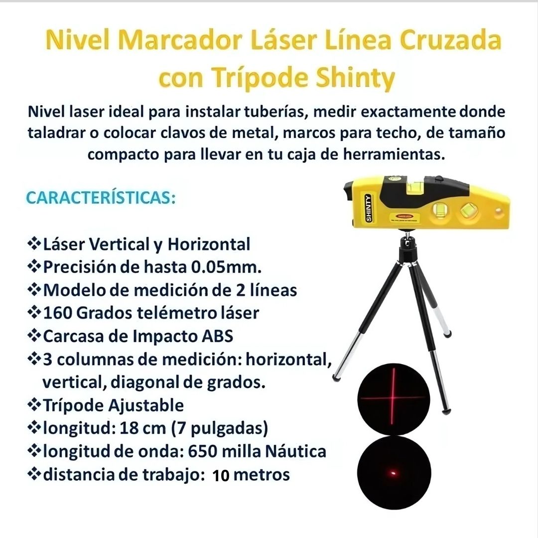 Nivel Láser de Alta Precisión - XINRUIJIE Pro™ 📏✨