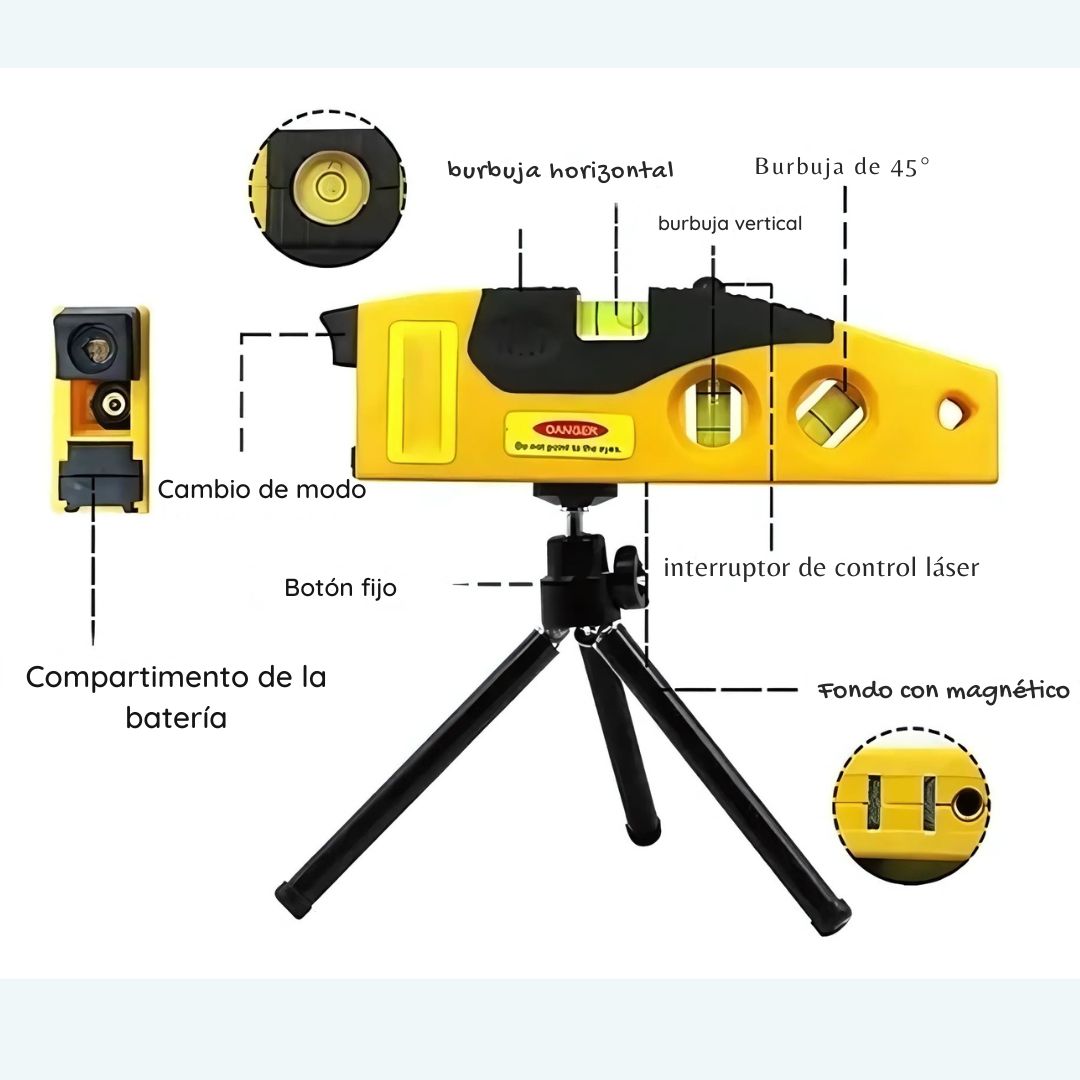 Nivel Láser de Alta Precisión - XINRUIJIE Pro™ 📏✨