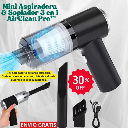 ✨ Mini Aspiradora & Soplador 3 en 1 - AirClean Pro™ 🏡🚗