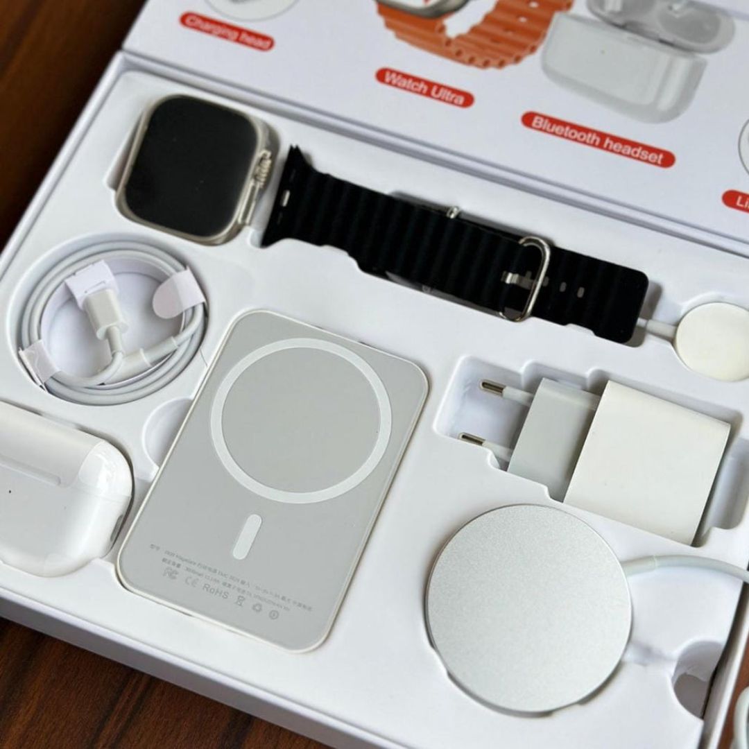 Combo X8: Tecnología Integral para tu Día a Día – Smartwatch, Auriculares y Más ⚙️📱
