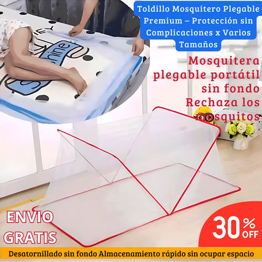 Toldillo Mosquitero Plegable Premium – Protección sin Complicaciones x Varios Tamaños 🛏🦟