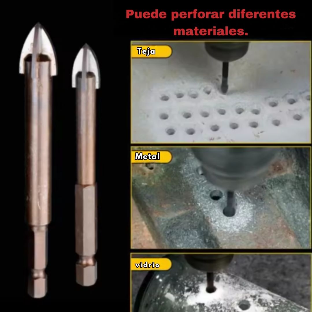 Juego de Brocas Universal X5 - Perforación Precisa en Todo Terreno™ 🔩⚙️