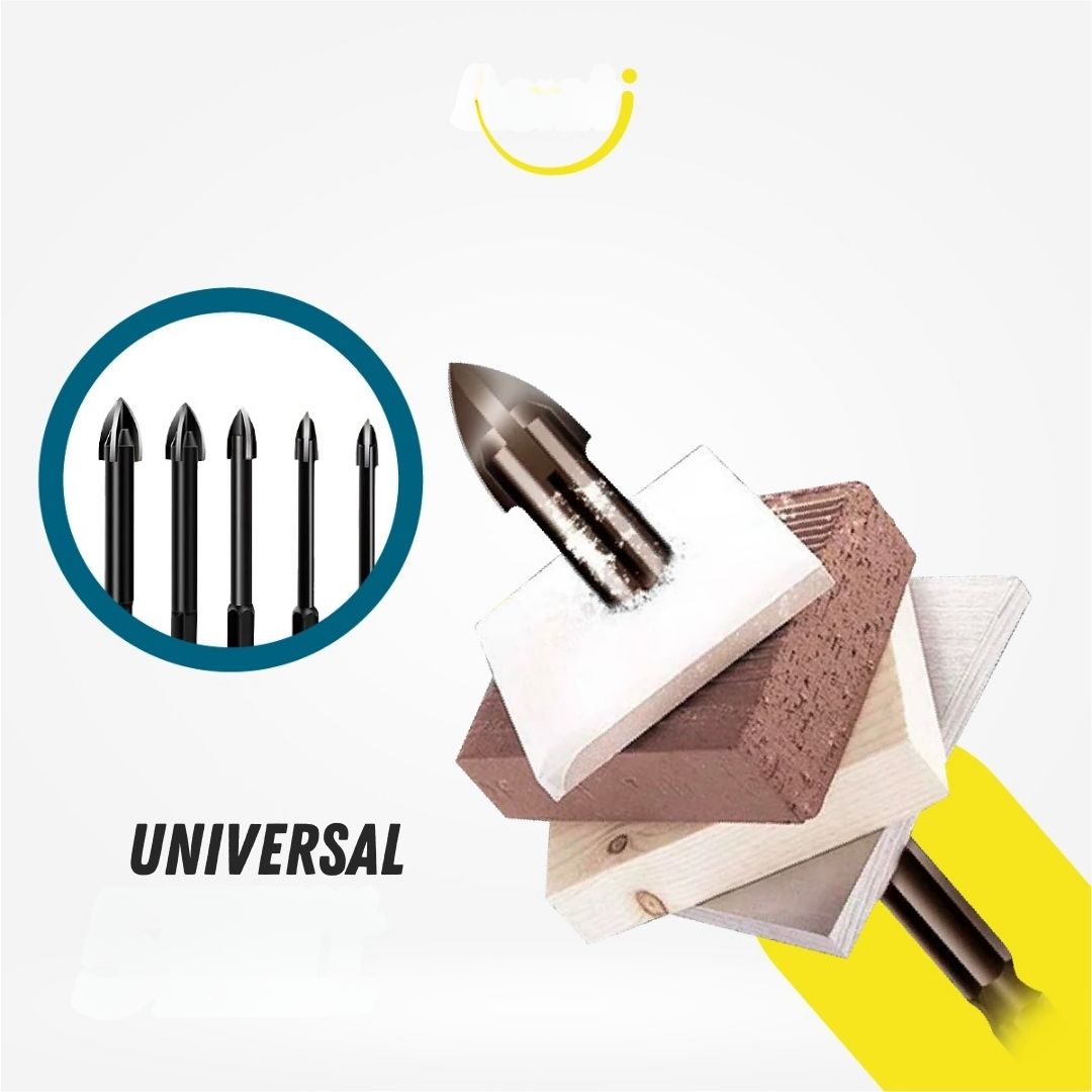 Juego de Brocas Universal X5 - Perforación Precisa en Todo Terreno™ 🔩⚙️