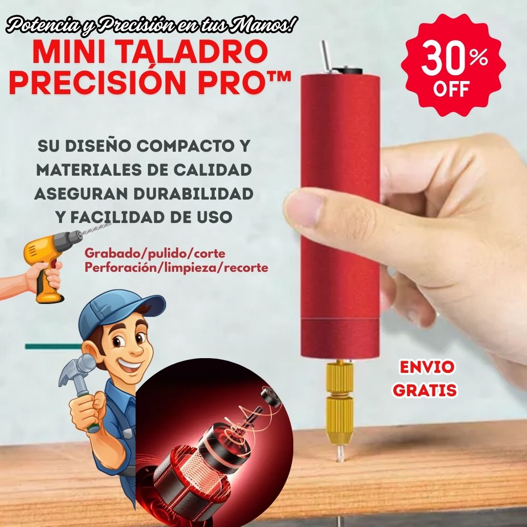 🔧 Mini Taladro Precisión Pro™ – Potencia y Precisión en tus Manos! ⚡🎯