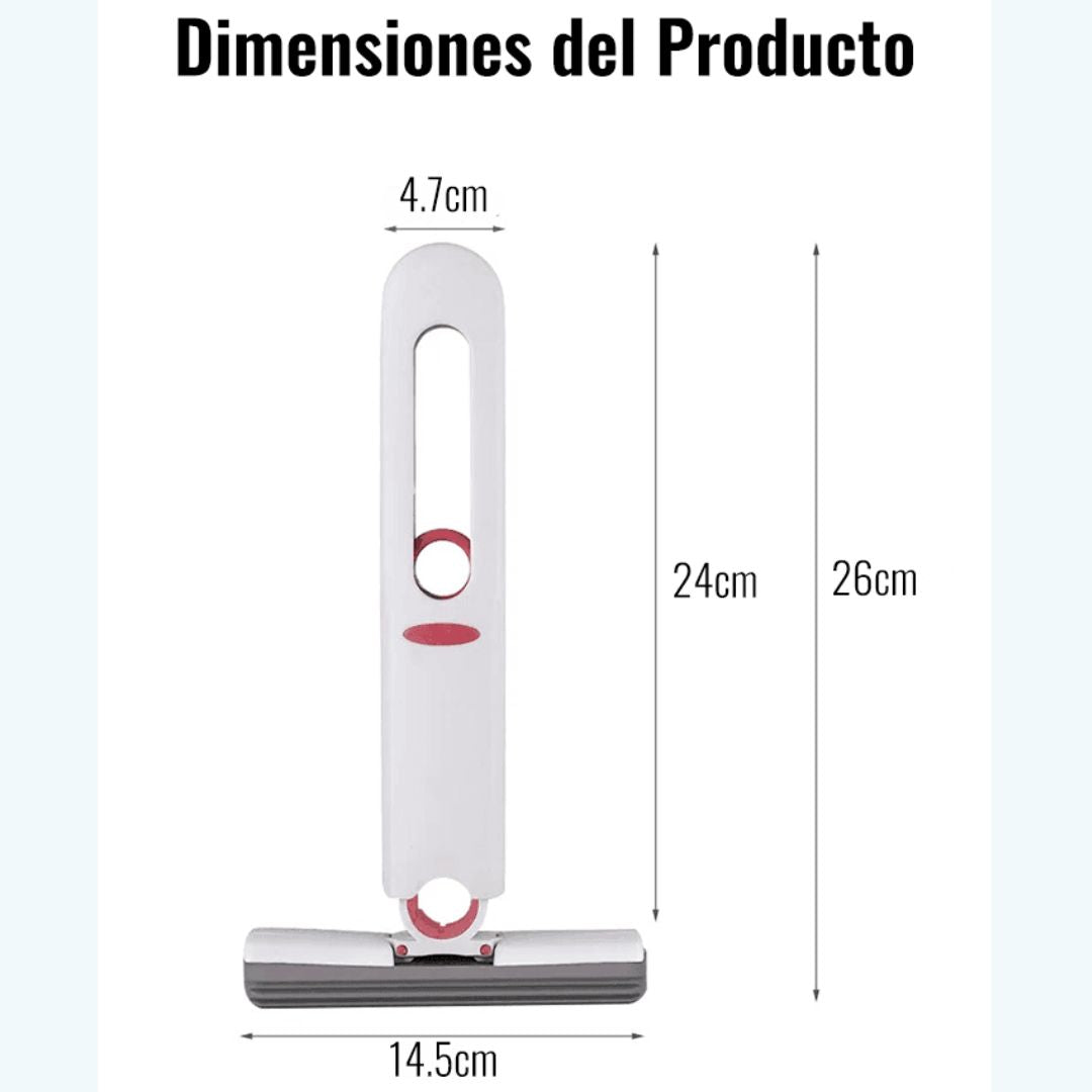 Mini Mopa Exprés 2 en 1 - Limpieza Sin Esfuerzo™ 🧽✨