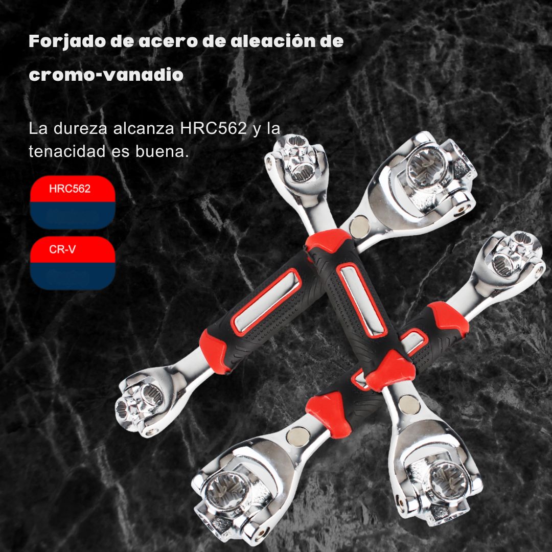 Llave Universal 48 en 1 Ajustable - PowerGrip Pro™ 🔧✨