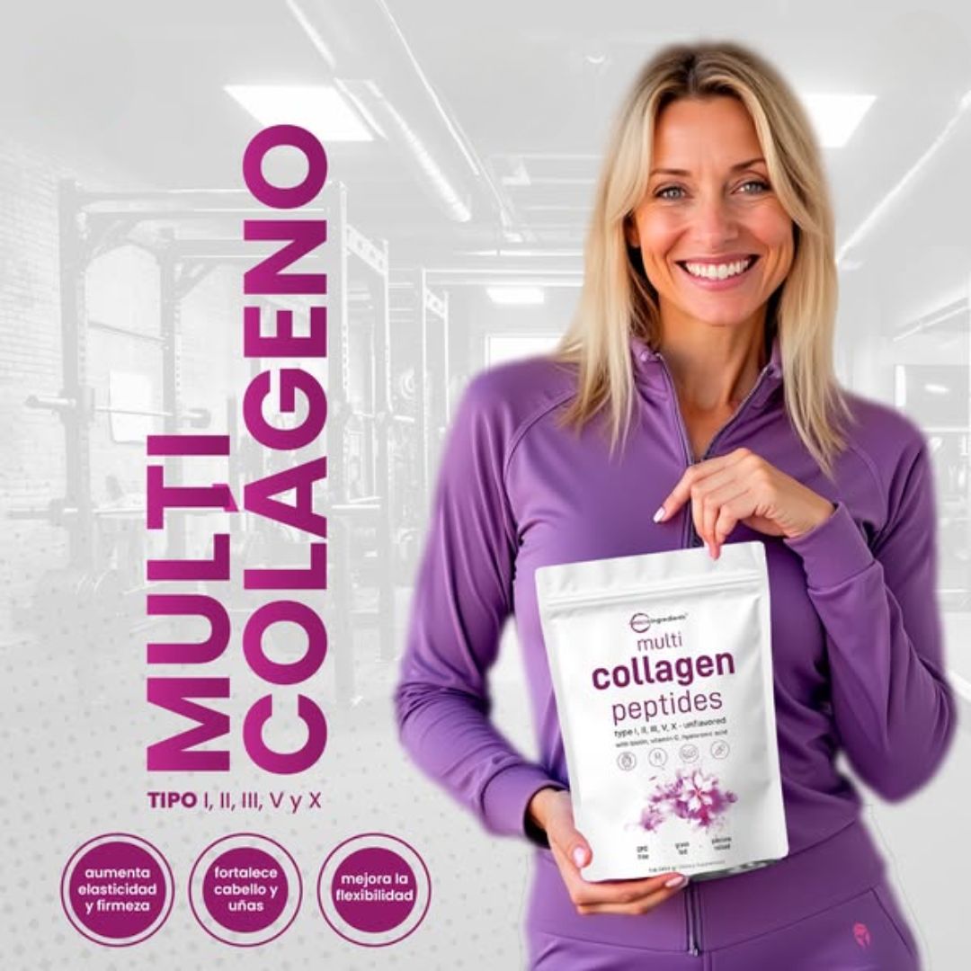 Deluxe™ Colágeno Premium – Hidratación, firmeza y fuerza 💜