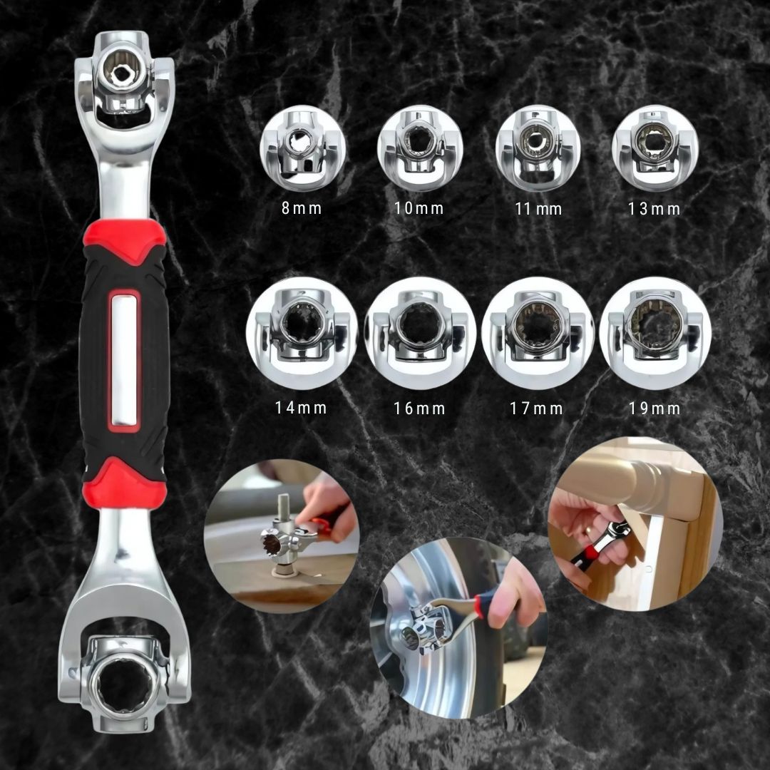Llave Universal 48 en 1 Ajustable - PowerGrip Pro™ 🔧✨