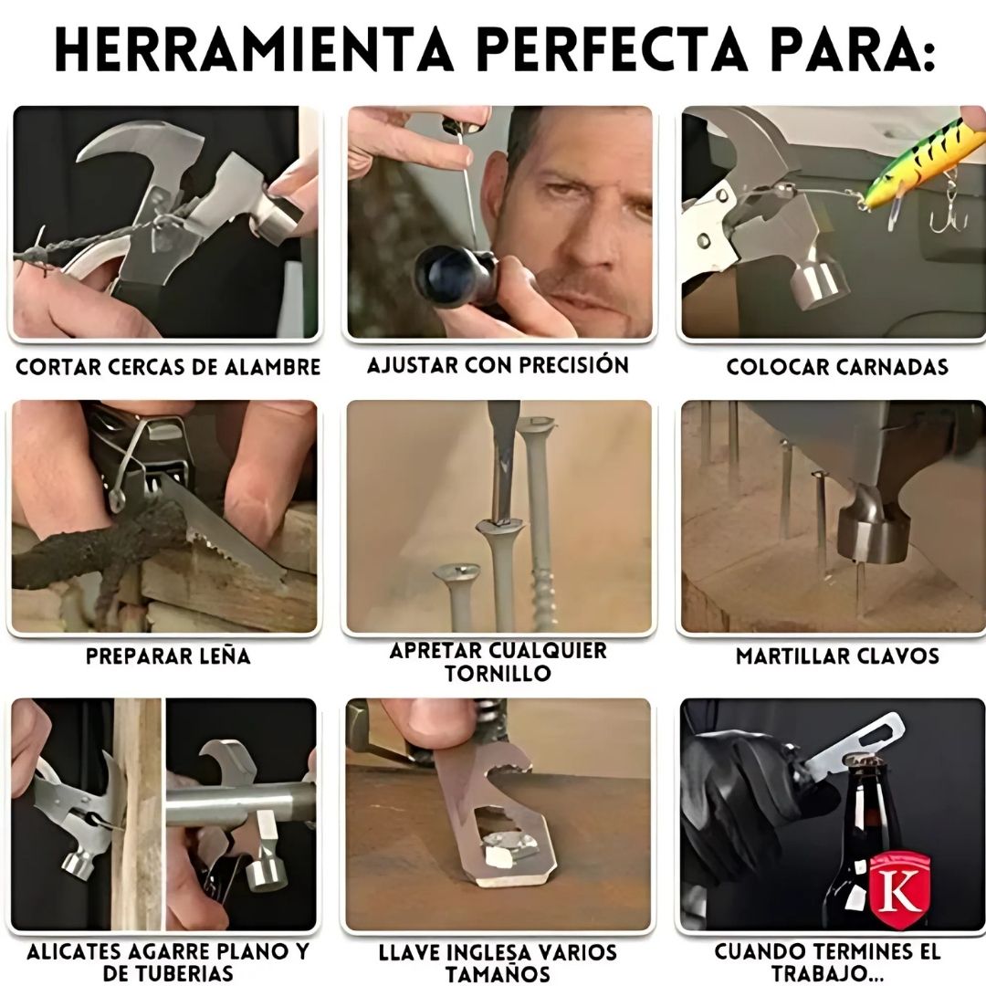 Herramienta Multiuso Ergonómica Pro™ - Compacta, Segura y Elegante 🔧✨