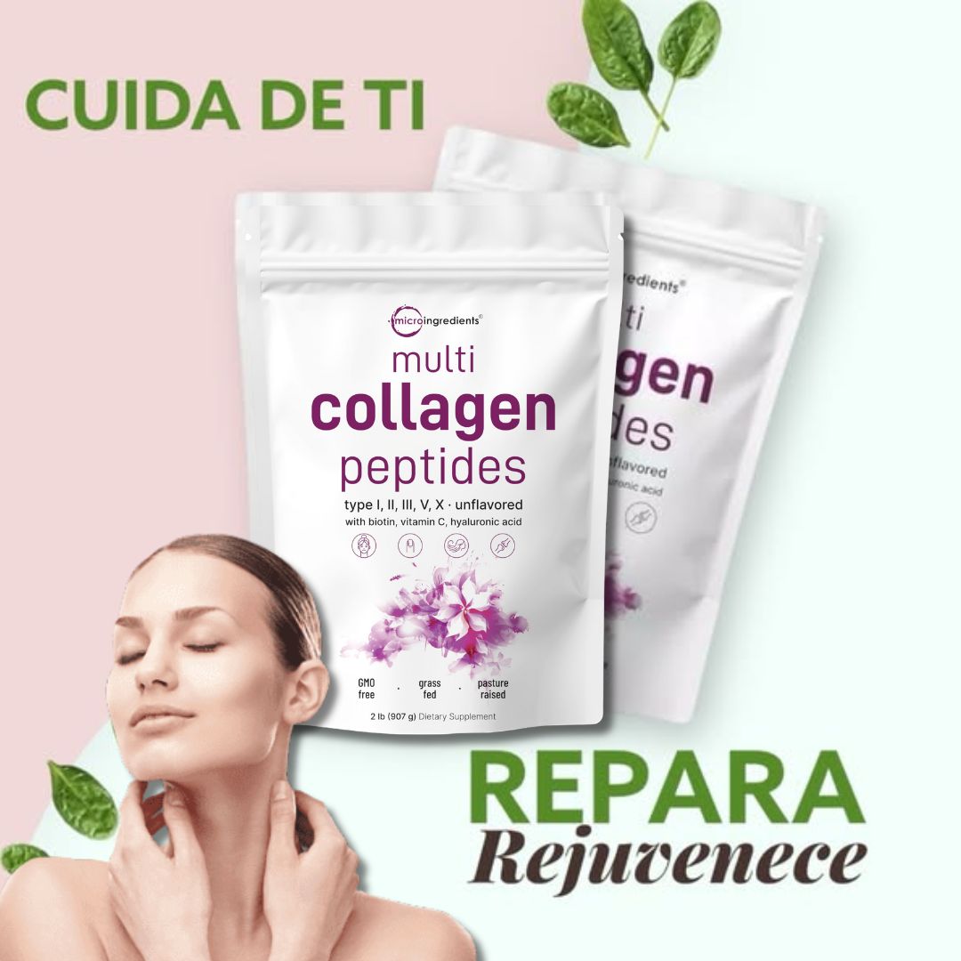 Deluxe™ Colágeno Premium – Hidratación, firmeza y fuerza 💜