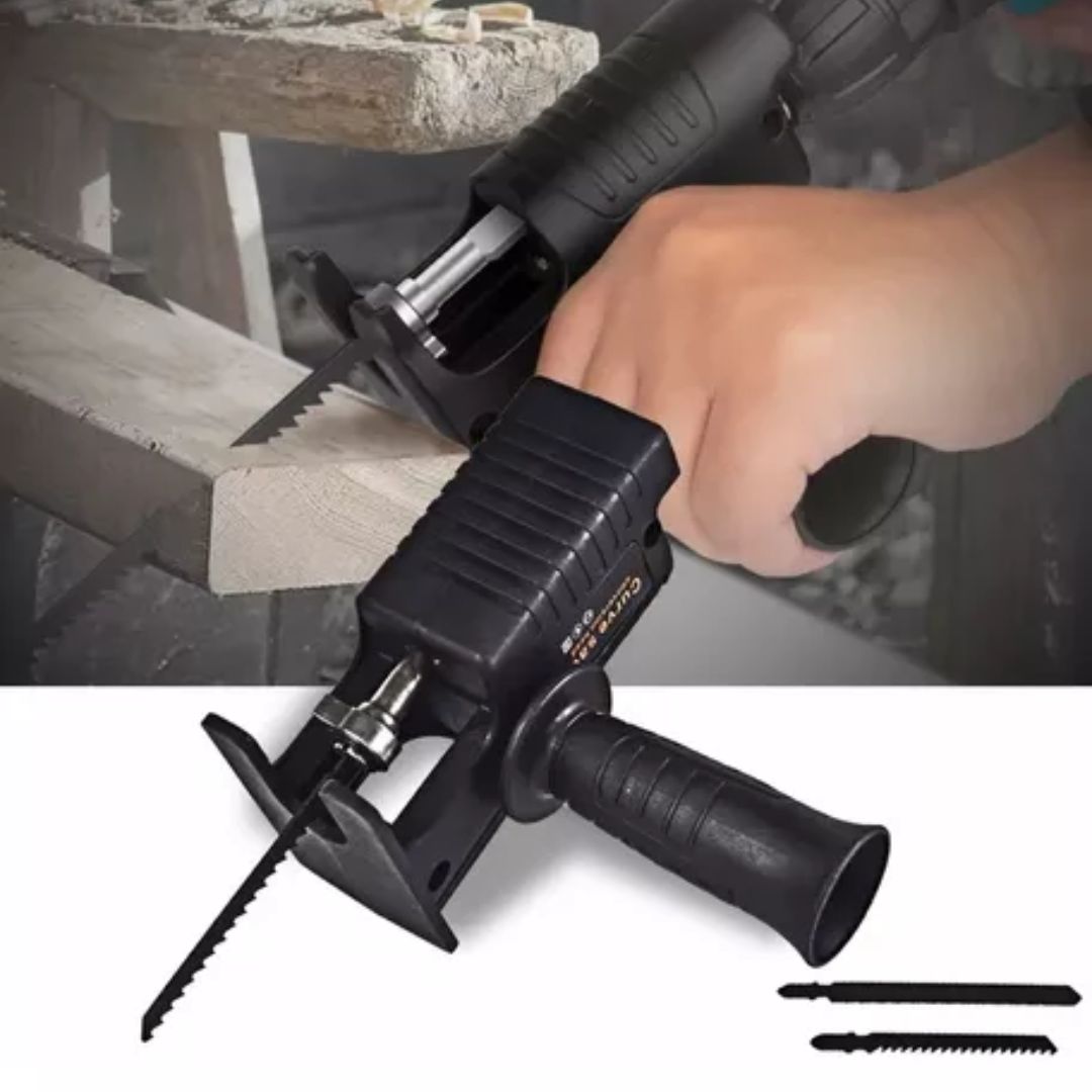 Convertidor de Taladro a Sierra Caladora 4 en 1 - DrillCut Pro™ ⚙️🔧