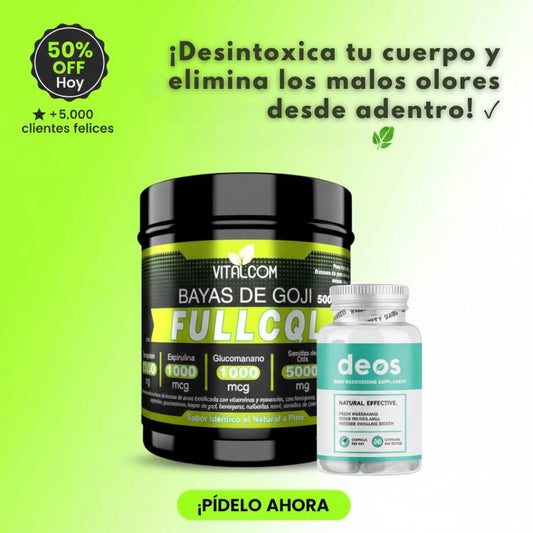 Vitalcom Combo Detox FULLCQL + DEOS – Limpieza Total 🌿