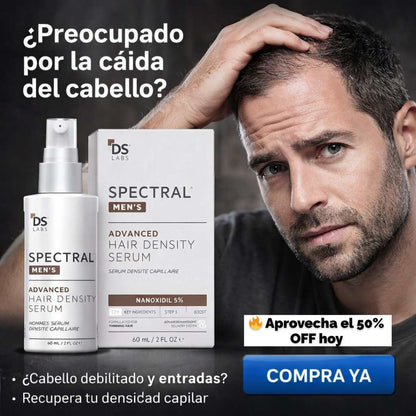 Ds Labs Spectral DNC-N™ – Suero Masculino Densidad Capilar 60ml 🧪