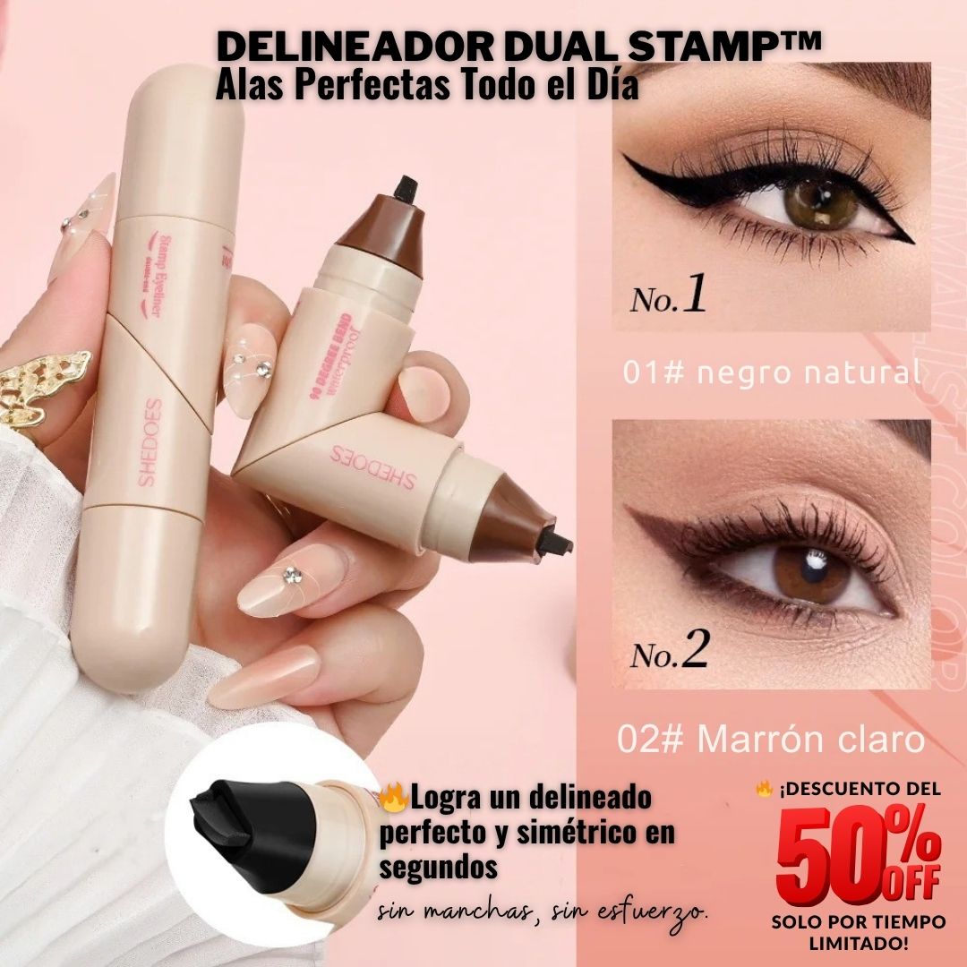 Delineador Dual Stamp™ – Alas Perfectas Todo el Día 👁️