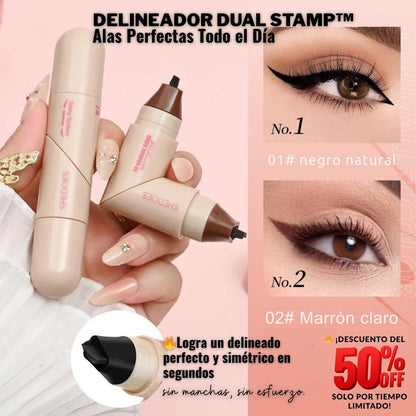 Delineador Dual Stamp™ – Alas Perfectas Todo el Día 👁️