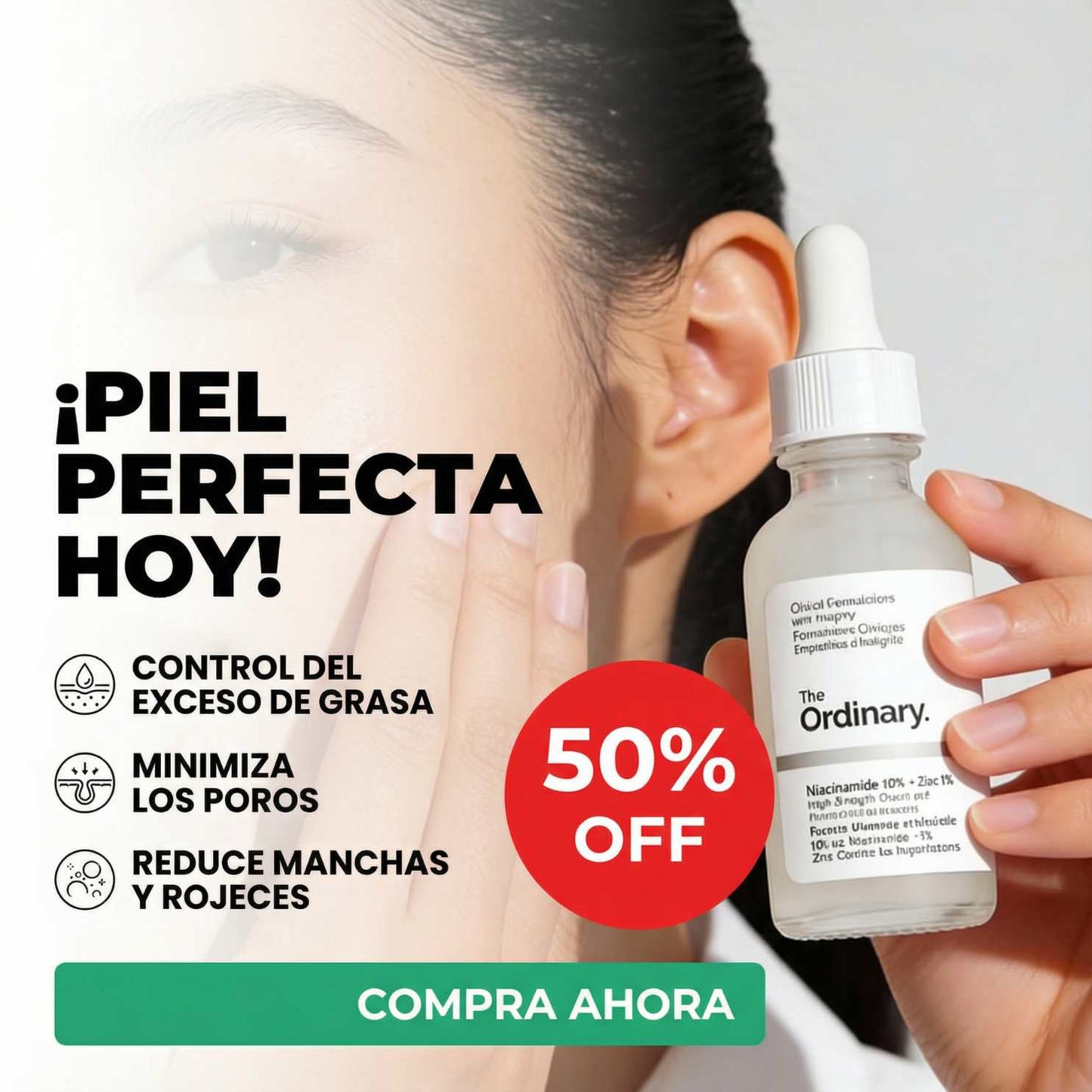 The Ordinary Niacinamide 10% + Zinc 1% – 30 ml ✨