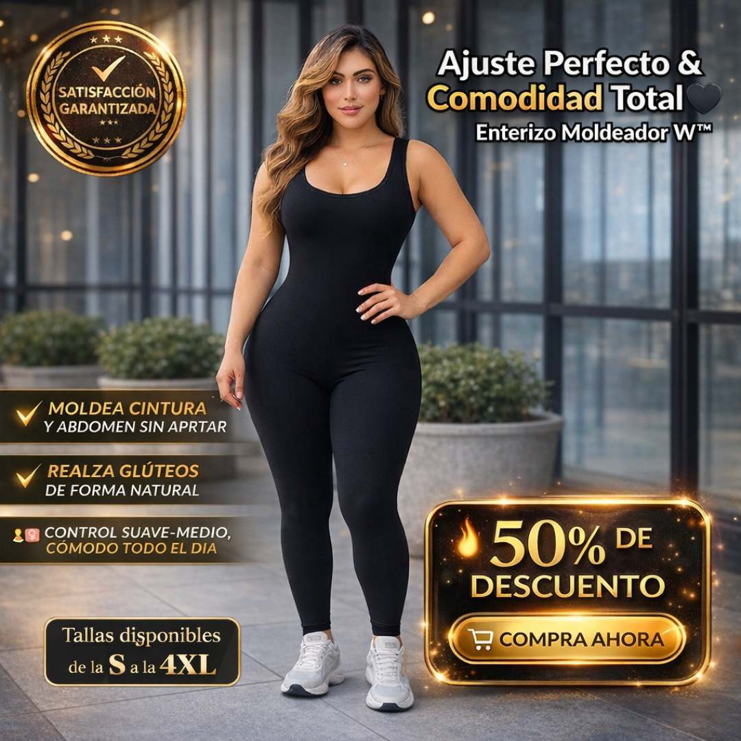 Enterizo Moldeador W™ Bota Tubo – Ajuste Perfecto & Comodidad Total 🖤