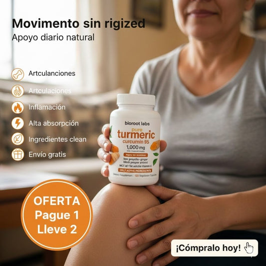 Turmeric Curcumin 95™ PAGUE 1 LLEVE 2  Alta Absorción + Pimienta Negra 🧡