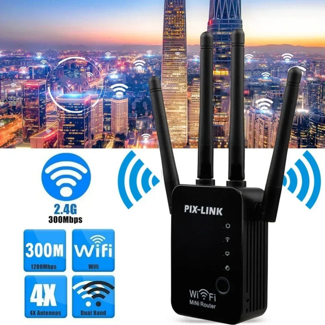 "Amplificador de Señal WiFi 4X Pro™ 📶💻"