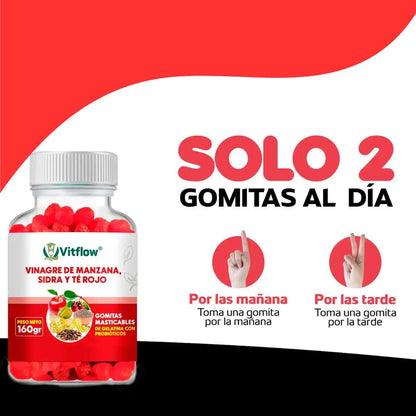 🍎 Gomas Vinagre de Manzana™ x60 – Apoyo digestivo en gomitas 🍬