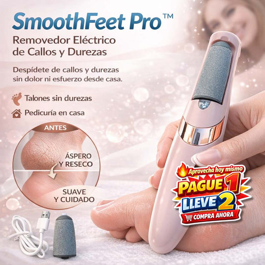 SmoothFeet Pro™ – Removedor Eléctrico de Callos y Durezas 👣