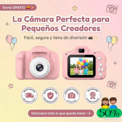 Mini Cámara Digital Infantil IPS 2” – Doble Lente 🎥