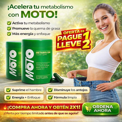 MOTO™ Metabolic Energy – 60 cápsulas 🔥
