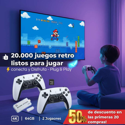 Consola Retro M15™ 4K Pro (64GB) – Diversión clásica sin límites 🎮