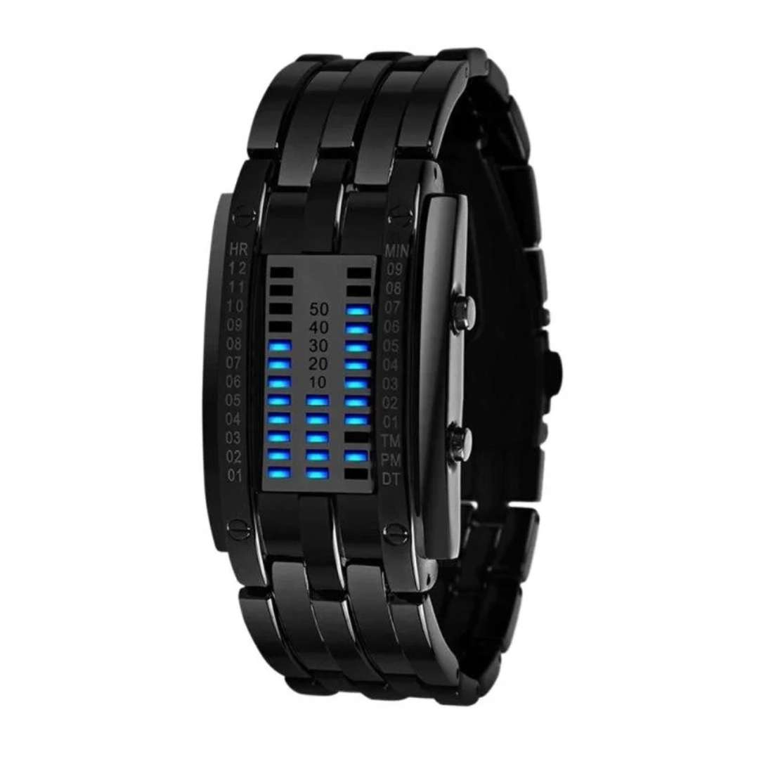Reloj Binario LED™ – Estilo futurista y hora visible siempre 🔋
