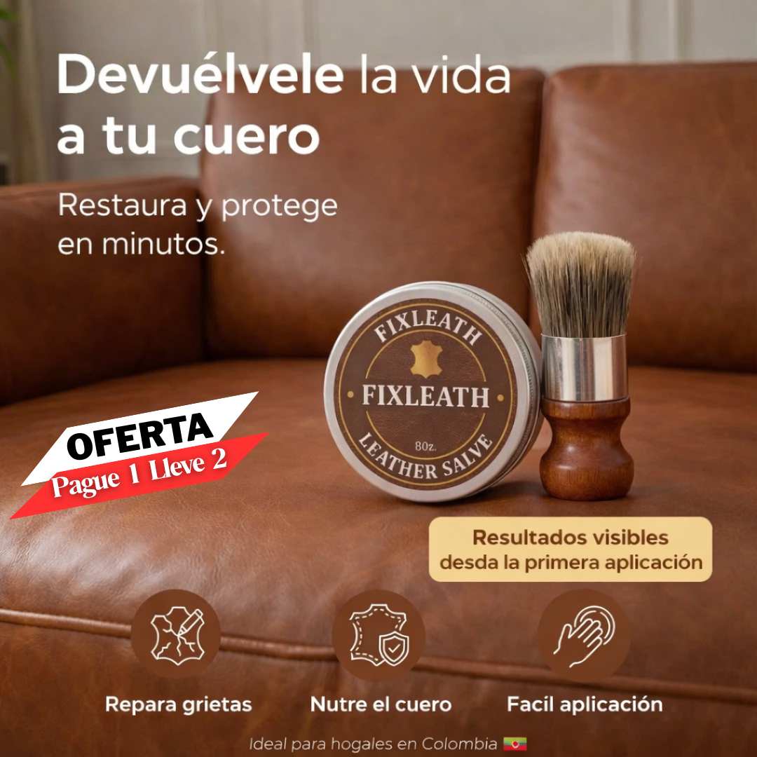 Fixleath™ Crema Renovadora de Cueros – Protección y Brillo Natural 🧴