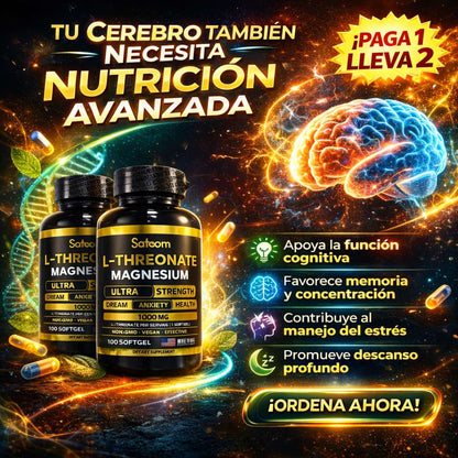 🧠Magnesio L-Threonate Satoomi™ 1000 mg