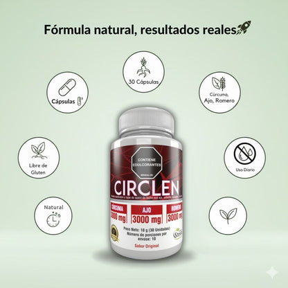 CIRCLEN™ – Suplemento Natural 30 cápsulas – Bienestar, Energía y Circulación 💚