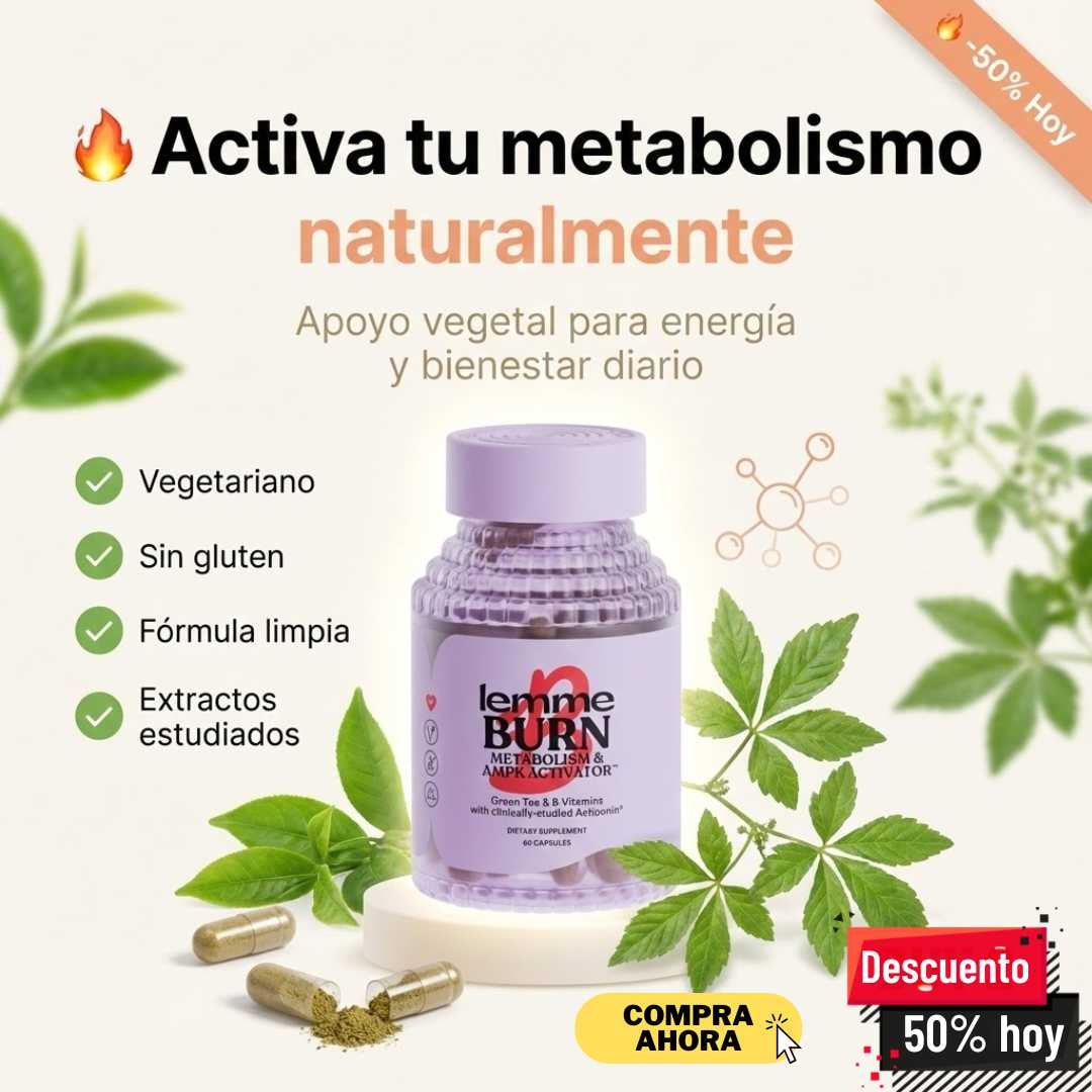 Lemme Burn Metabolic Boost™ 60 cáps – Activación AMPK 🌿