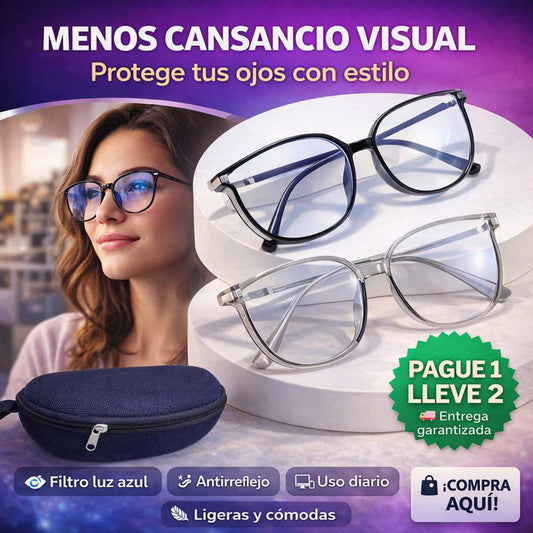 Gafas Antifatiga Vintage™ x2 – Protección Visual + Estilo 👓✨