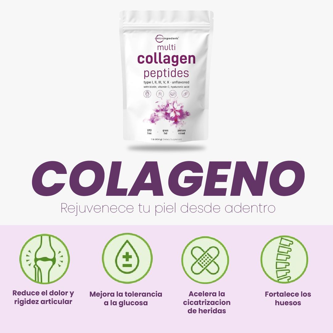 Deluxe™ Colágeno Premium – Hidratación, firmeza y fuerza 💜