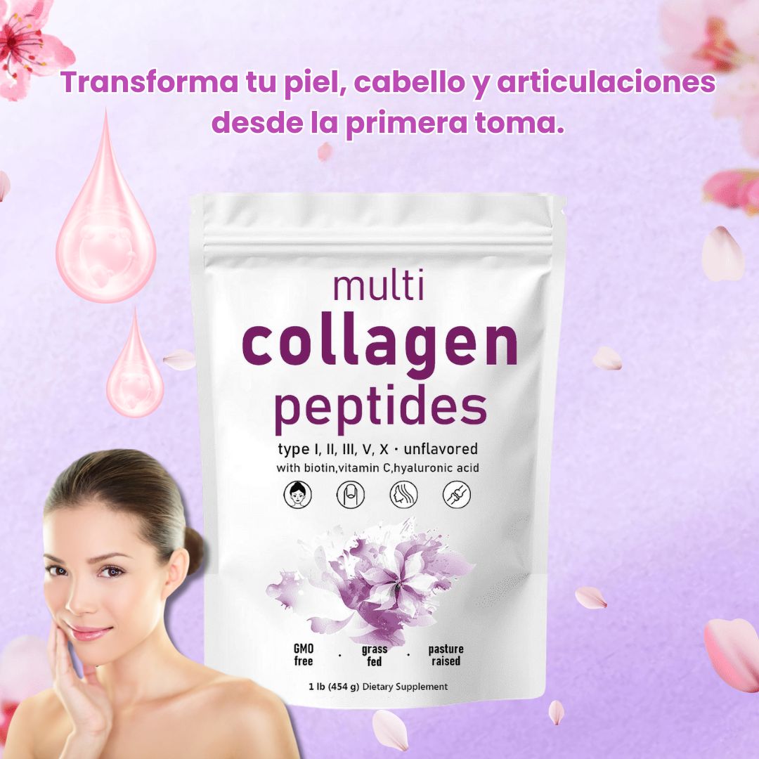 Deluxe™ Colágeno Premium – Hidratación, firmeza y fuerza 💜