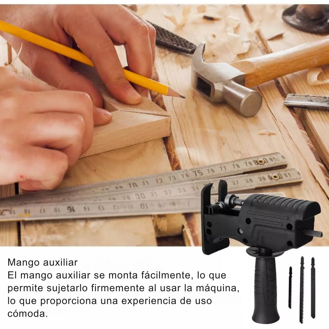 Convertidor de Taladro a Sierra Caladora 4 en 1 - DrillCut Pro™ ⚙️🔧