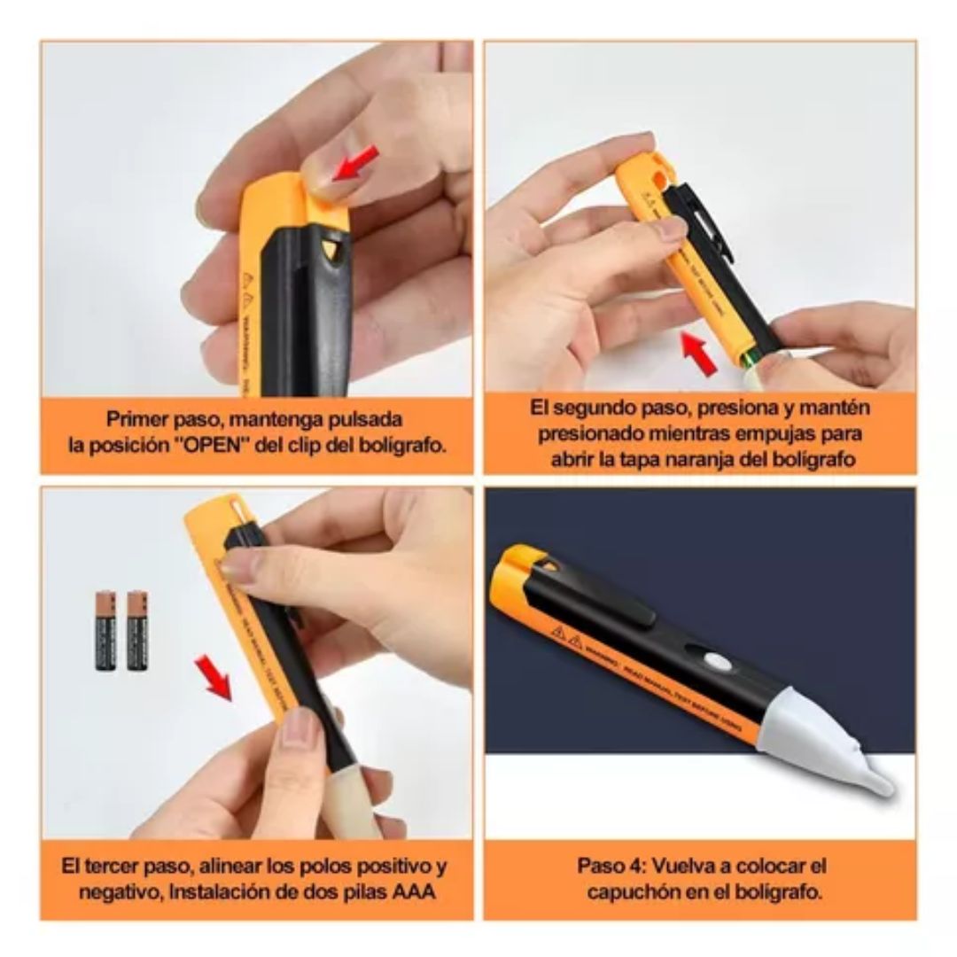 🛠️ Detector de Voltaje Sin Contacto - SafeVolt Pro™ ⚡🔍