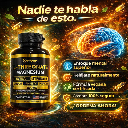 🧠Magnesio L-Threonate Satoomi™ 1000 mg