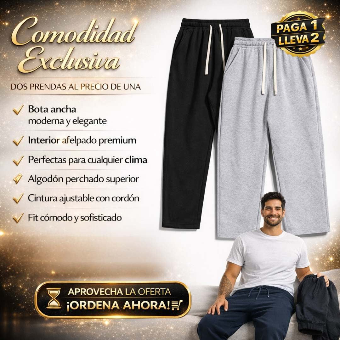 Sudadera Bota Ancha Unisex™ Combo x2 – Comodidad Total 🍃