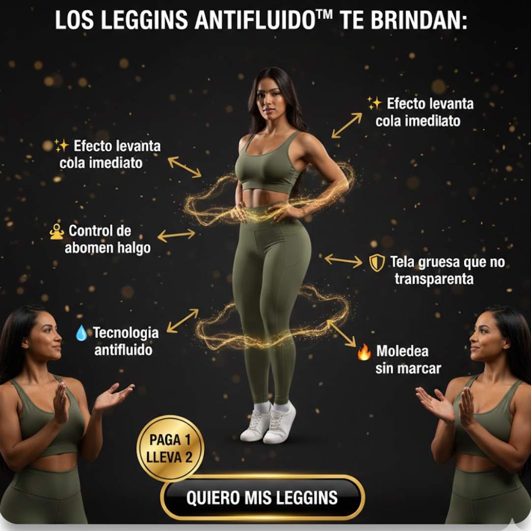 Leggins Suplex Moldeador Antifluido™ – Control & Realce Total 🍑