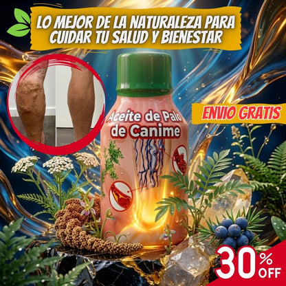🌿 Aceite de Palo de Caníme  – Alivio Natural