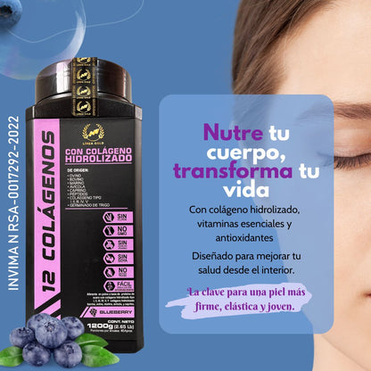 12 Colágenos Hidrolizados Premium 1200 g – Fórmula Total de Bienestar 💙