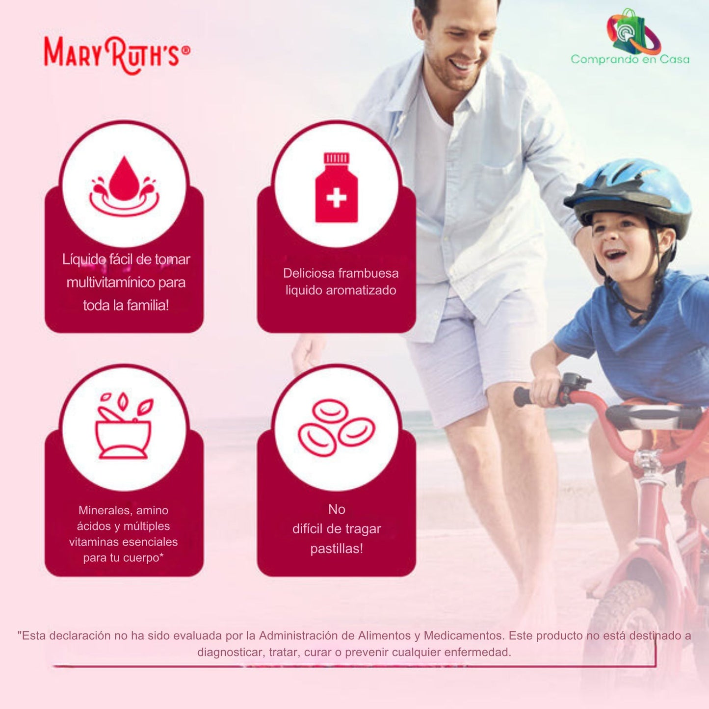 MaryRuth’s Multivitamínico Líquido de Mañana - Salud Natural para Todos 🍇🛡️